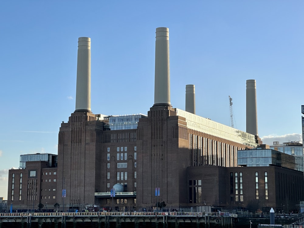 Battersea Power Station and the riverside apartments of Nine Elms